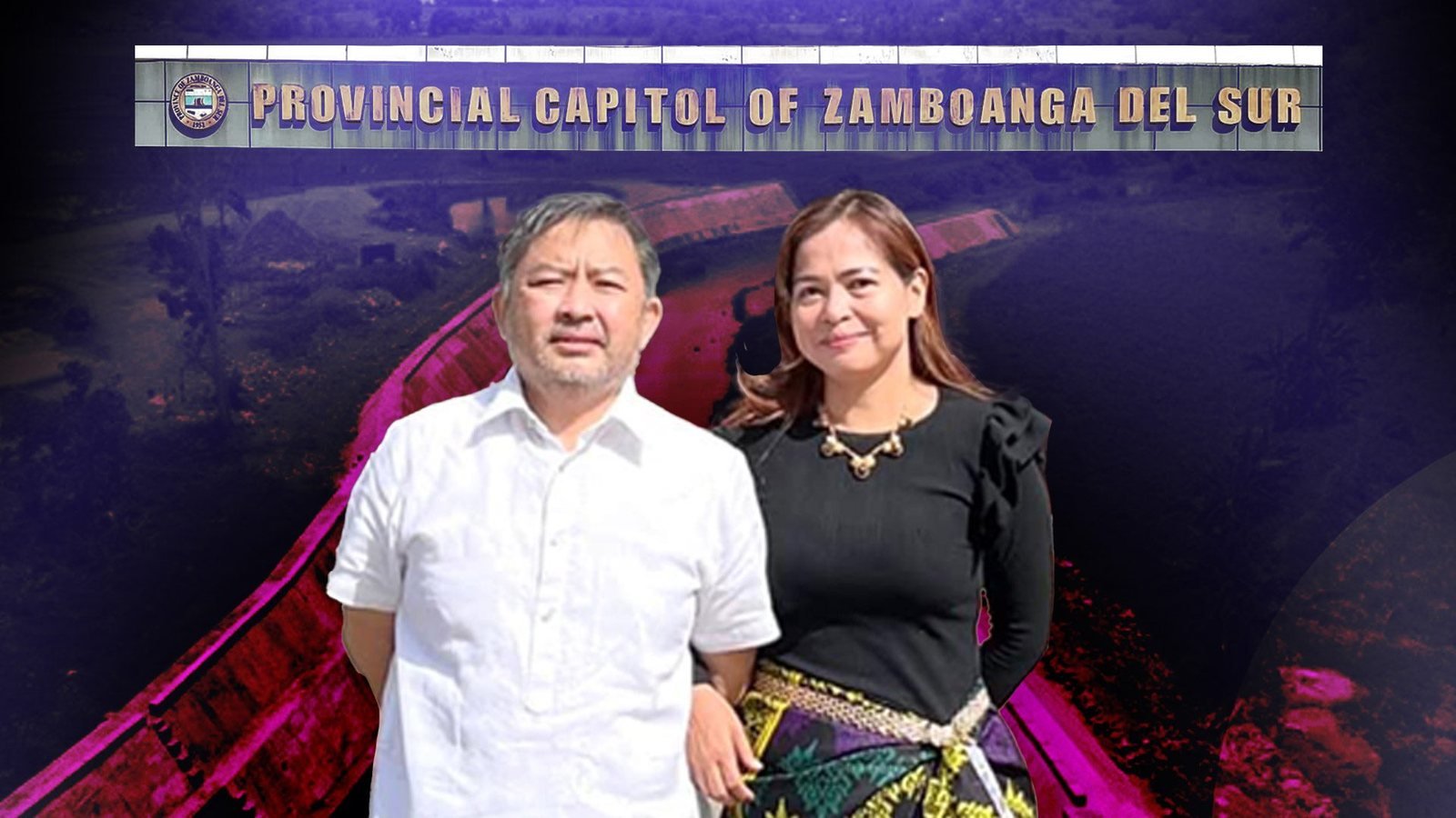 Governor Divina Grace Cabardo Yu and Hon. Victor J. Yu at the Provincial Capitol of Zamboanga del Sur